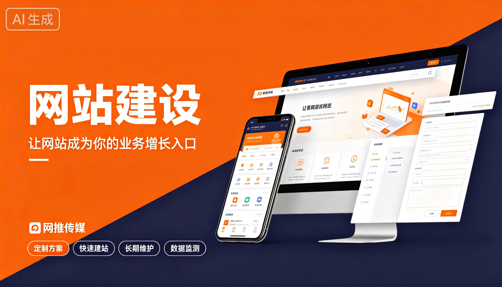 网站建设服务宣传图